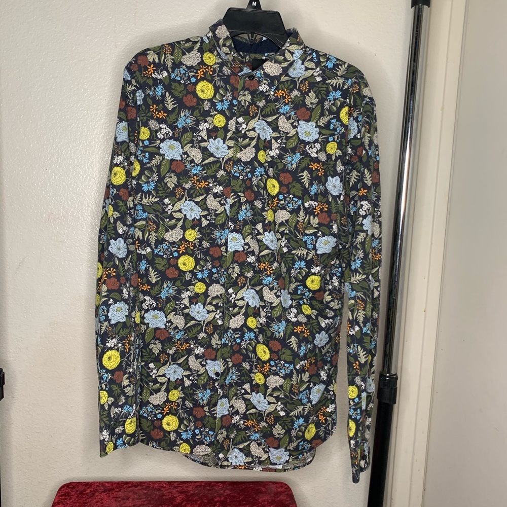 H&M Floral Dress Shirt